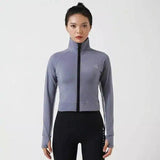 LOVEMI - Lovemi - Stand-up Collar Workout Clothes Jacket