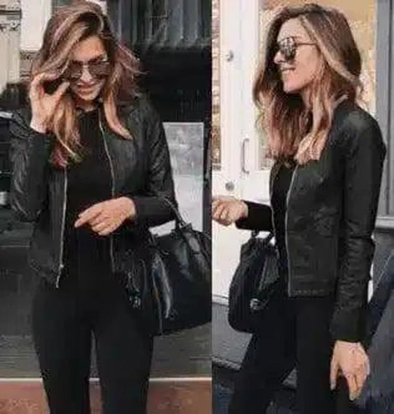 Super stylish and modern spring jacket-Black-1