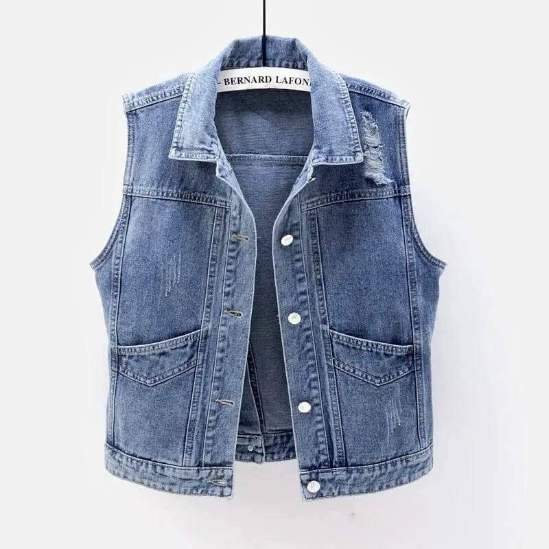 LOVEMI - Lovemi - Women's denim vest