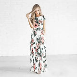 Women's Flower Printing Maxi Dress-2