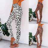 Women's leopard print yoga pants-1