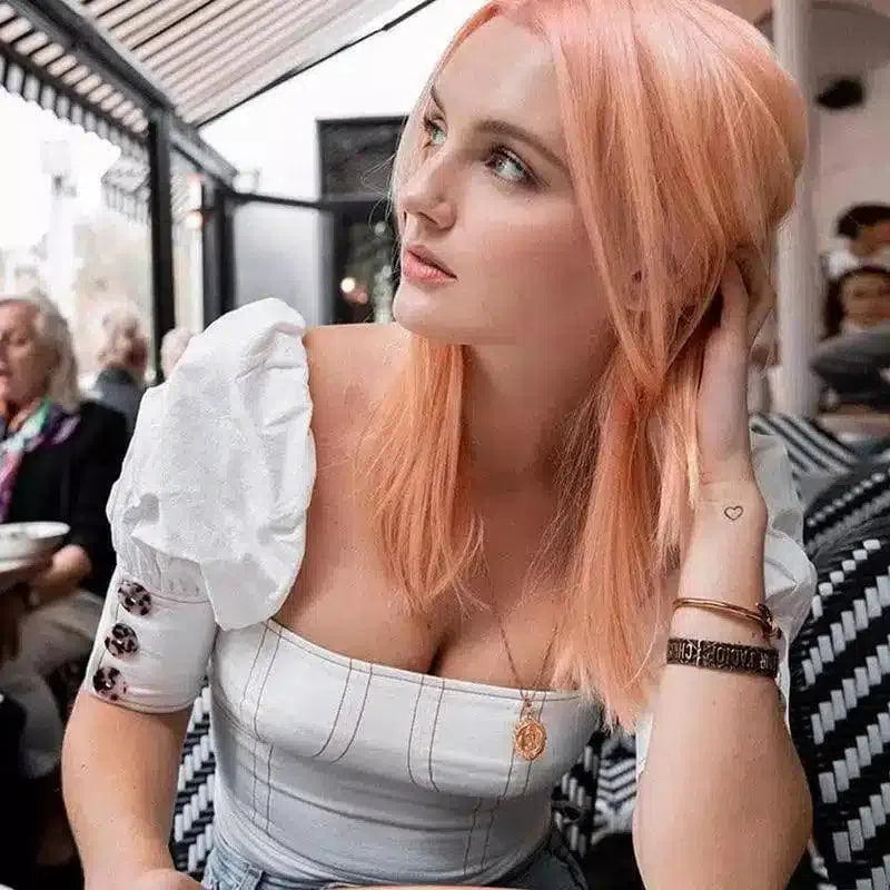 White Plaid Off-Shoulder Blouse – Elegant and Feminine-white-2