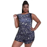 LOVEMI - Lovemi - Women's Sports Yoga Set Two-piece Printed Set