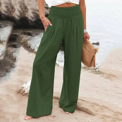 Lucyeve Vintage High Waist Cotton-green-10