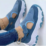 Mesh Sport Shoes Women Fashion Outdoor Flat Heel Round Toe-1