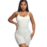 One-piece Corset Women's Hip Lifting Beauty Back Fitness-White-4