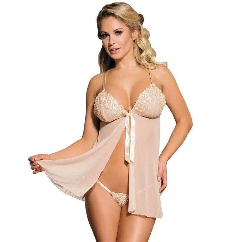 Oversized Lingerie Suspender Nightdress-2