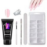 Painless Extension Gel Nail Art Without Paper Holder Quick-1