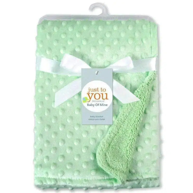 Polar Dot Baby Blanket Blanket born Baby Swaddle Wrap-green-4