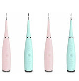 Portable Electric Dental Scaler Tooth Calculus Remover-2Pink2Blue-11