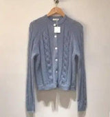 Regular Cardigans Sweaters-Blue-7