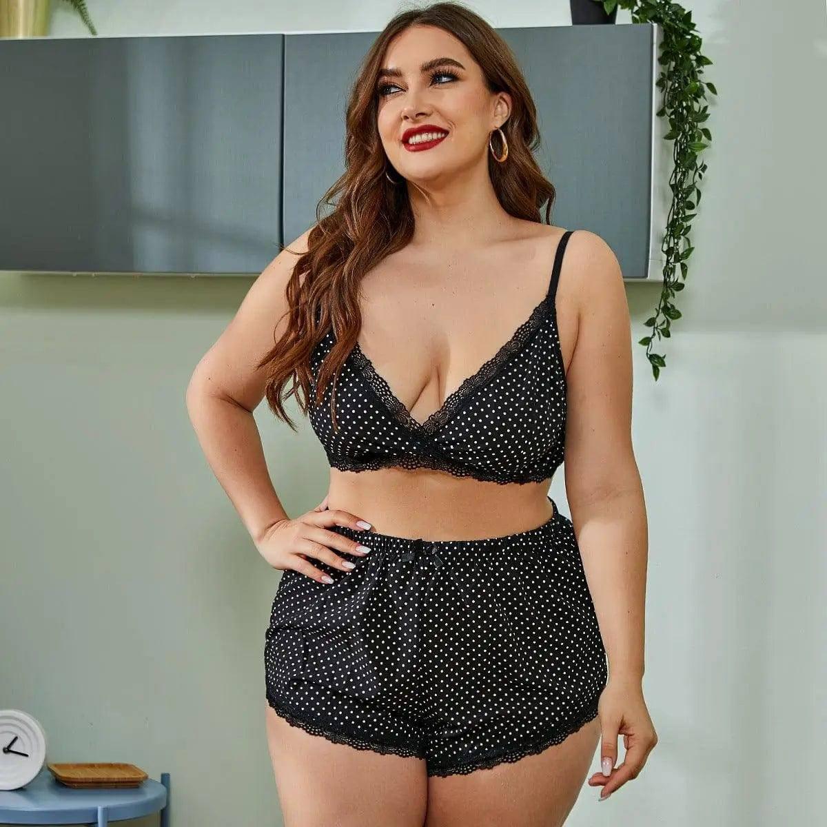 Relaxed Home With Bra Set Sexy Lingerie-2