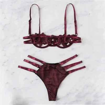 Separate temptation lingerie fun suit-Redwine-1