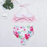 Sexy Fashion Multicolor Split Bikini Swimsuit-6