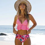 Fashion Princess Pink Bikini Swimsuit-4