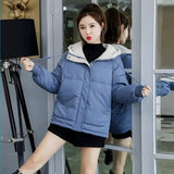 Short Down Coat Loose Korean Style-13