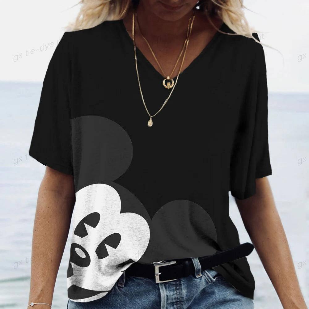 Simple Mickey Mouse Tee-AVZ3CG2731-1