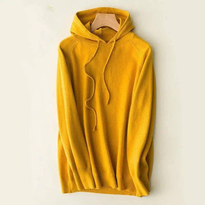 Spring and autumn hooded sweater women pullover-Ginger-7