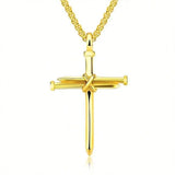 Stainless Steel Titanium Steel Alloy Nail Necklace-6