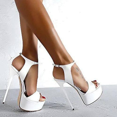 Stylish White Platform Heels for Elegant Outfits-7