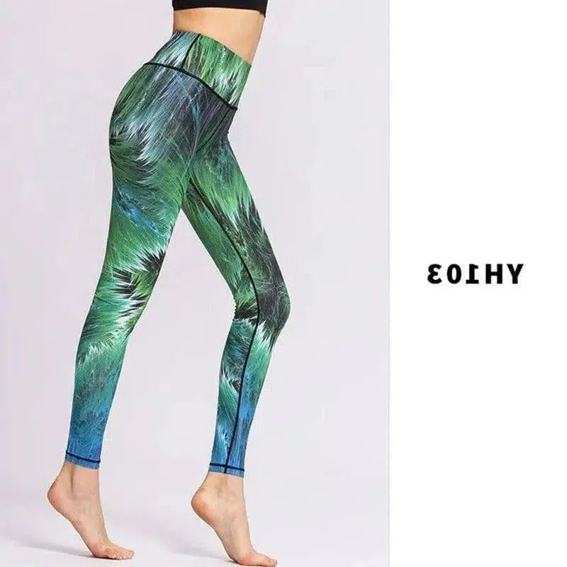 LOVEMI - Lovemi - Tie-dye printed yoga pants