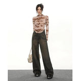 Women's American Vintage Waste Soil Loose Wide Leg Pants-2