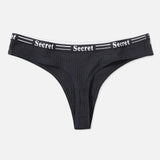 Women's Cotton Panties Thong Panties-10