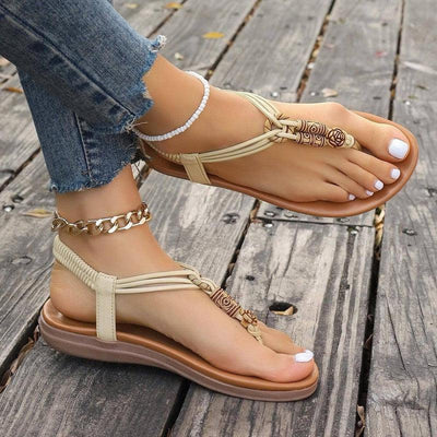 Women's Flat Thong Sandals-5