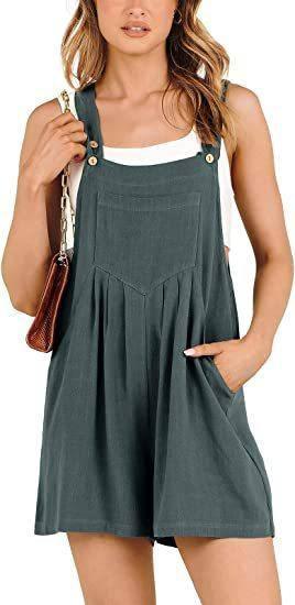 Comfy Women's Short Overalls for Summer-8