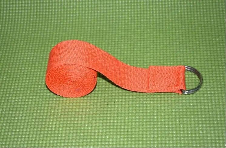 Yoga rope stretch with cotton yoga tension band-Orange-8