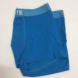 Men's cotton boxer briefs-Blue-5