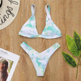 triangle bikini-Green-4