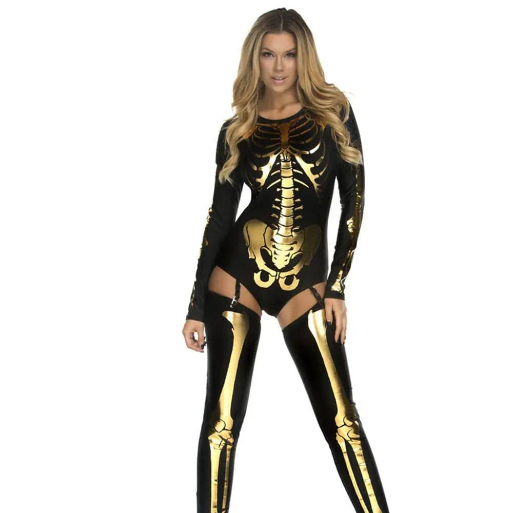 Vampire Witch Queen Halloween Terror-Black gold-1